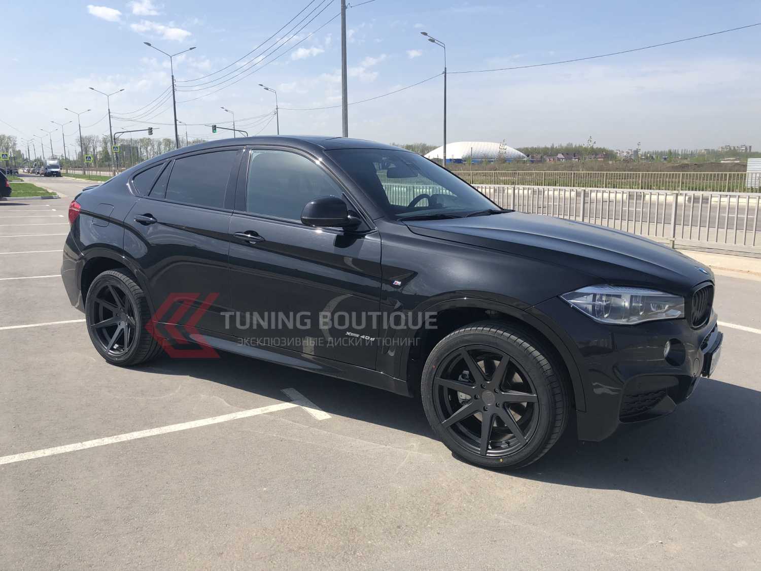 BMW X6 на 20" дисках Rohana RC7 Matte Graphite фото 3